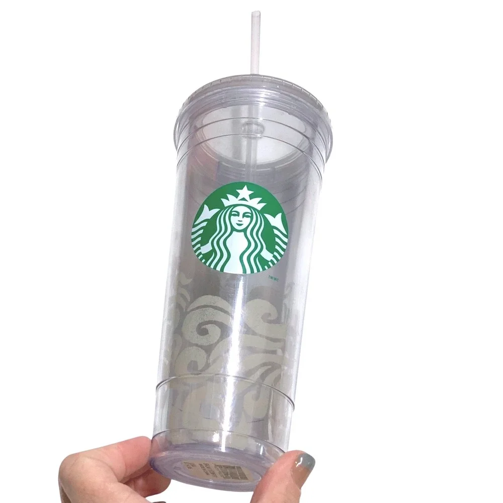 Set of 5 STARBUCKS tumblers and cups‎ with lids & straws
